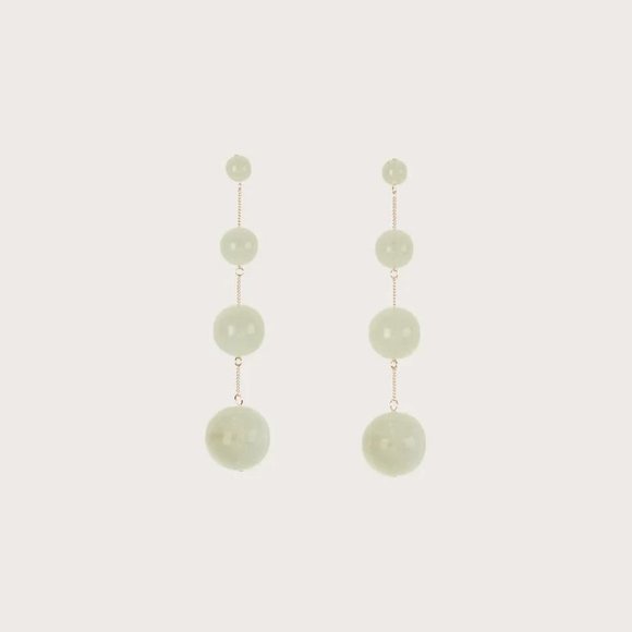 Cult Gaia Candace Earrings - Jade Light Green - Picture 3 of 5